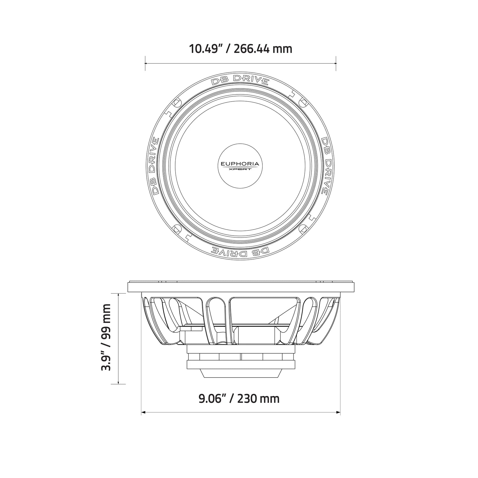 DB Drive Euphoria EXM10N 10" Xpert MidRange
