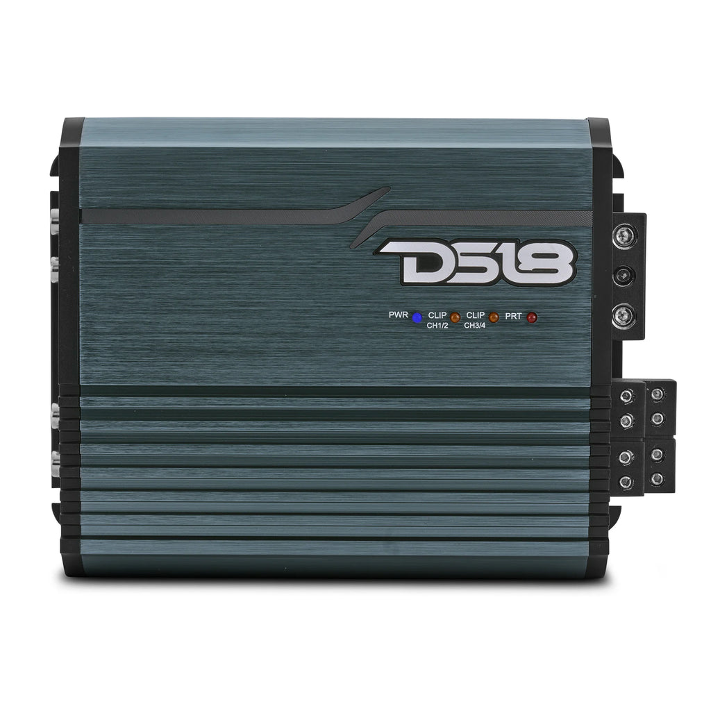 DS18 FRP-1.2K4 Class D Full Range 1200W RMS 4-channel Amplifier