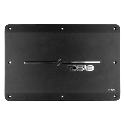 DS18 FX4 Flush Mount Class D 4-channel Amplifier with Acrylic Cover