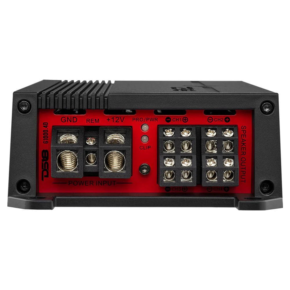 DS18 G1000.4D Class D Full Range 1000W 4-channel Amplifier