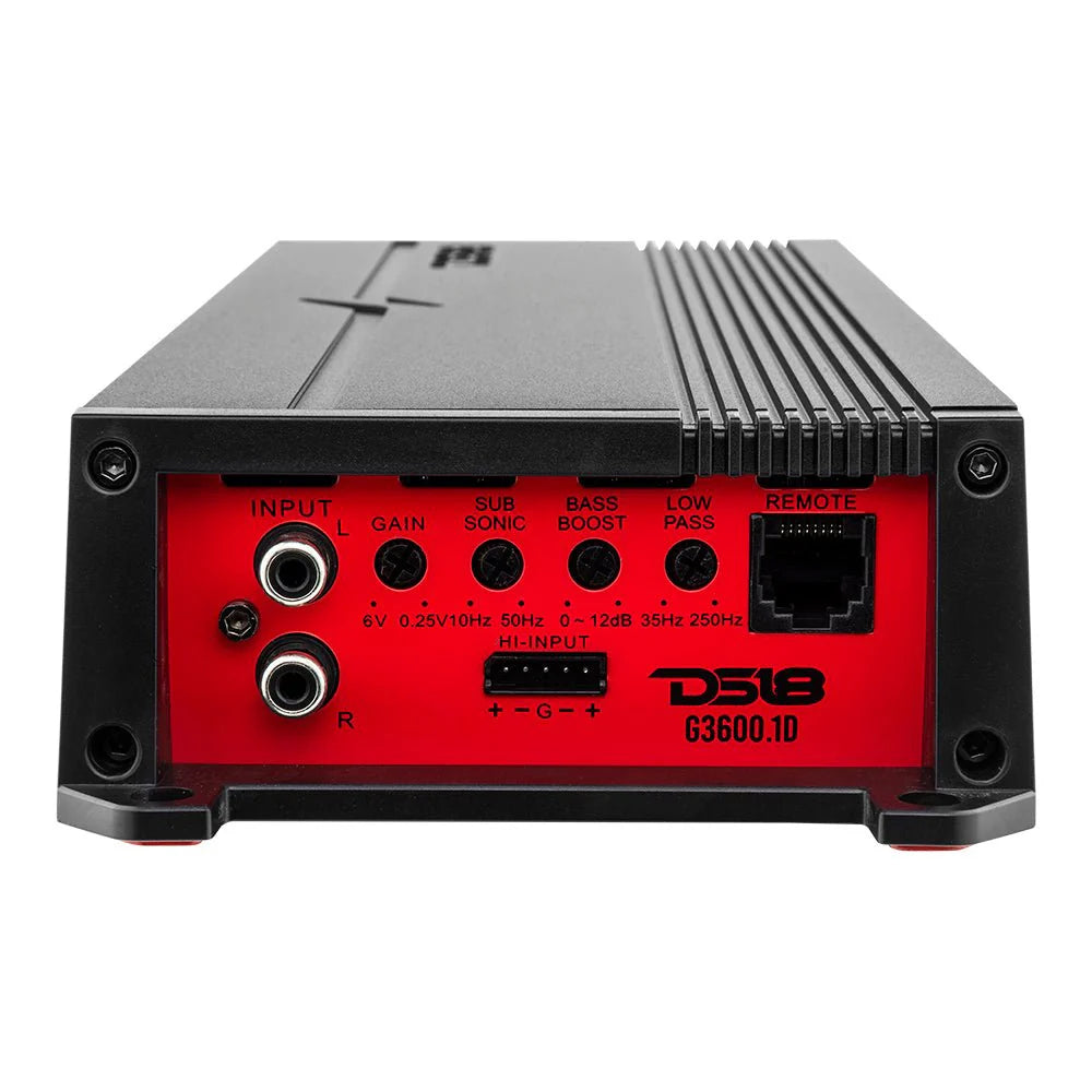 DS18 G3600.1D Class D Full Range 3600W 1-channel Amplifier