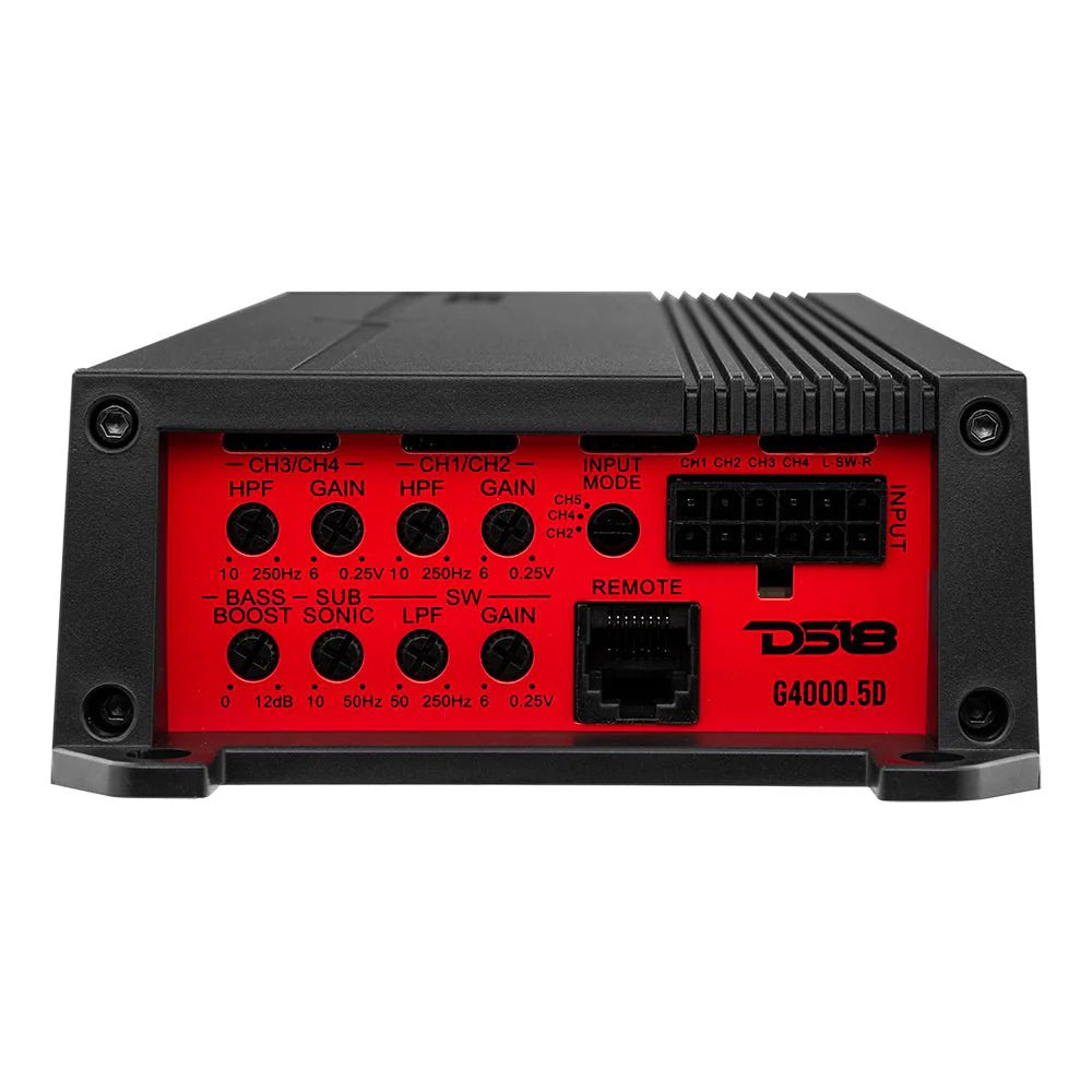 DS18 G4000.5D Class D Full Range 4000W 5-channel Amplifier