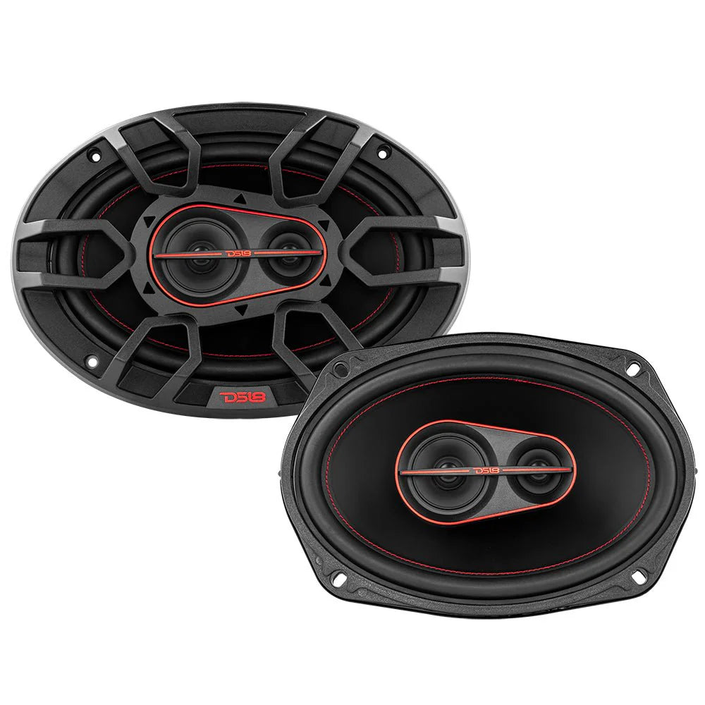 DS18 GEN-X 6x9" 3-Way Coaxial Speakers | 60W RMS 4-Ohm
