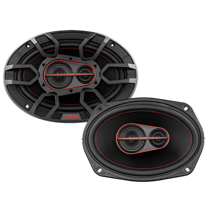DS18 GEN-X 6x9" 3-Way Coaxial Speakers | 60W RMS 4-Ohm