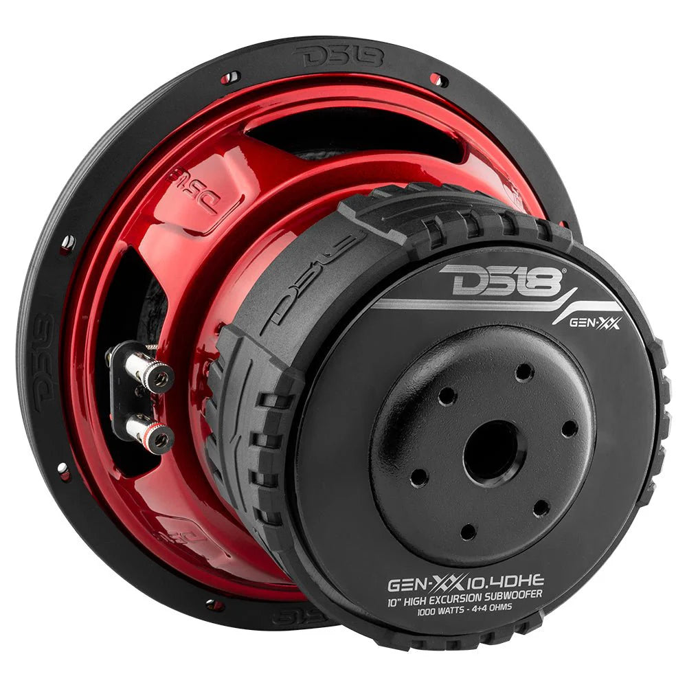 DS18 GEN-XX 10" High Excursion Subwoofer Double Stacked Magnets 500 Watts Rms DVC 4-Ohm