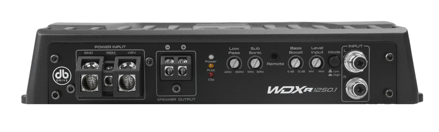 DB Drive WDX-R1250.1 1-Channel Amplifier