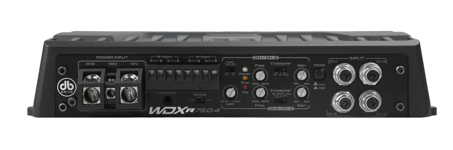DB Drive WDX-R750.4 4-Channel Amplifier