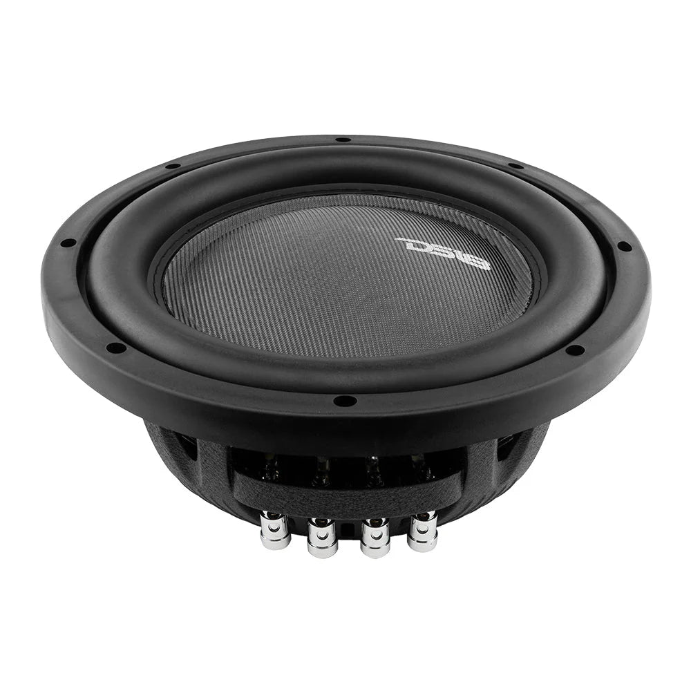 DS18 IXS Shallow-Mount 10" Fiber Glass Subwoofer 600 Watts Rms DVC 2 or 4-Ohm