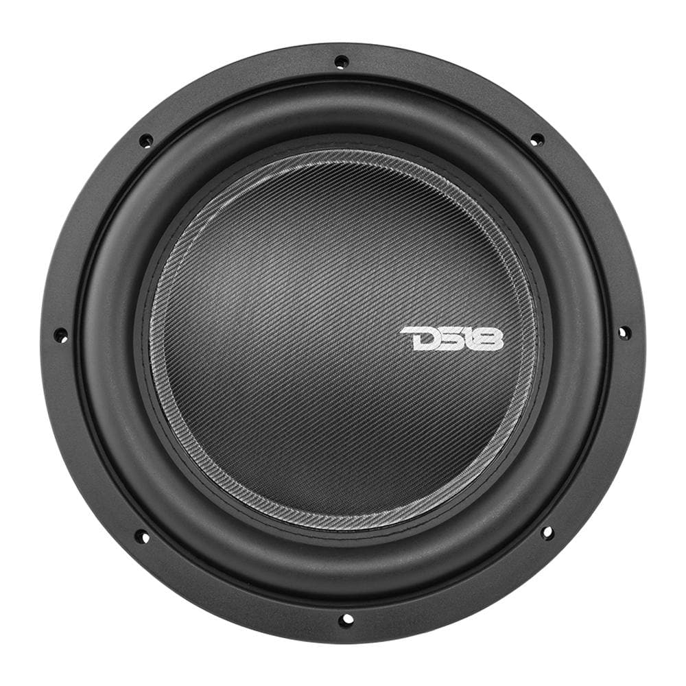 DS18 IXS Shallow-Mount 12" Fiber Glass Subwoofer 800 Watts Rms SVC or DVC 4-Ohm