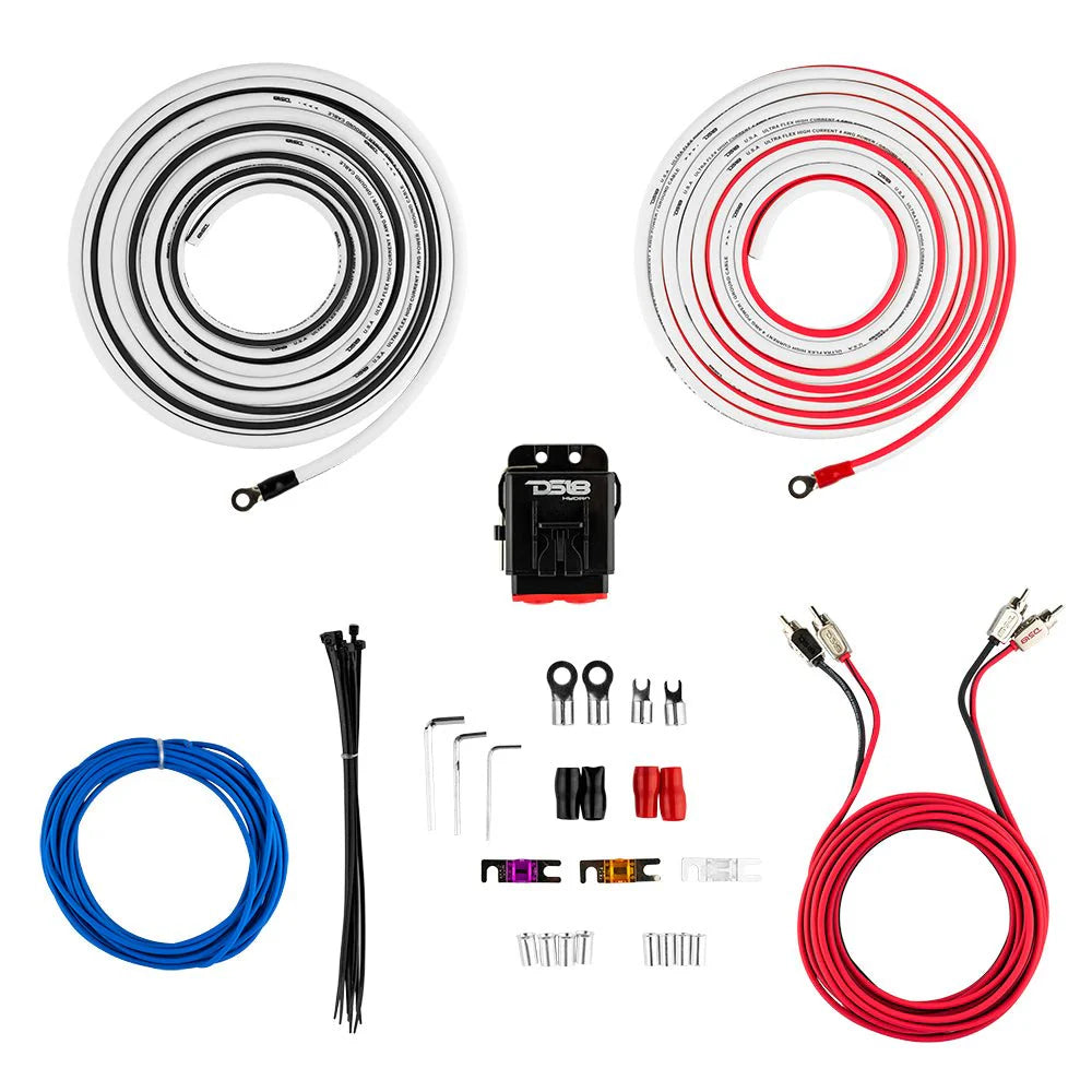 DS18 MOFCKIT4 Marine OFC 4 Gauge Amp Kit