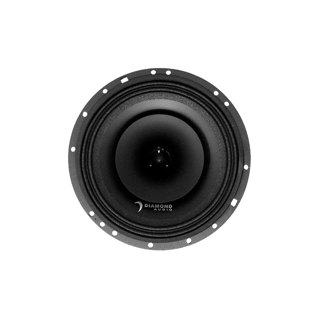 Diamond MP652 6.5" 2-Way Full-Range Coaxial Speaker w/1" Horn Tweeter (2Ω)