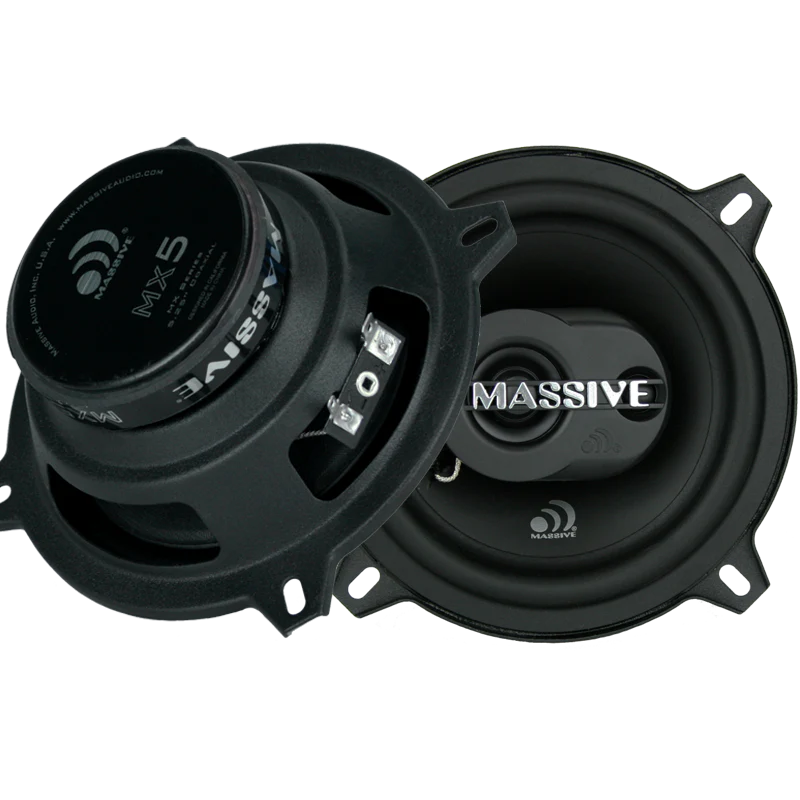 Massive MX5V2 - 5.25" 2-Way 40 Watts RMS Coaxial Speakers