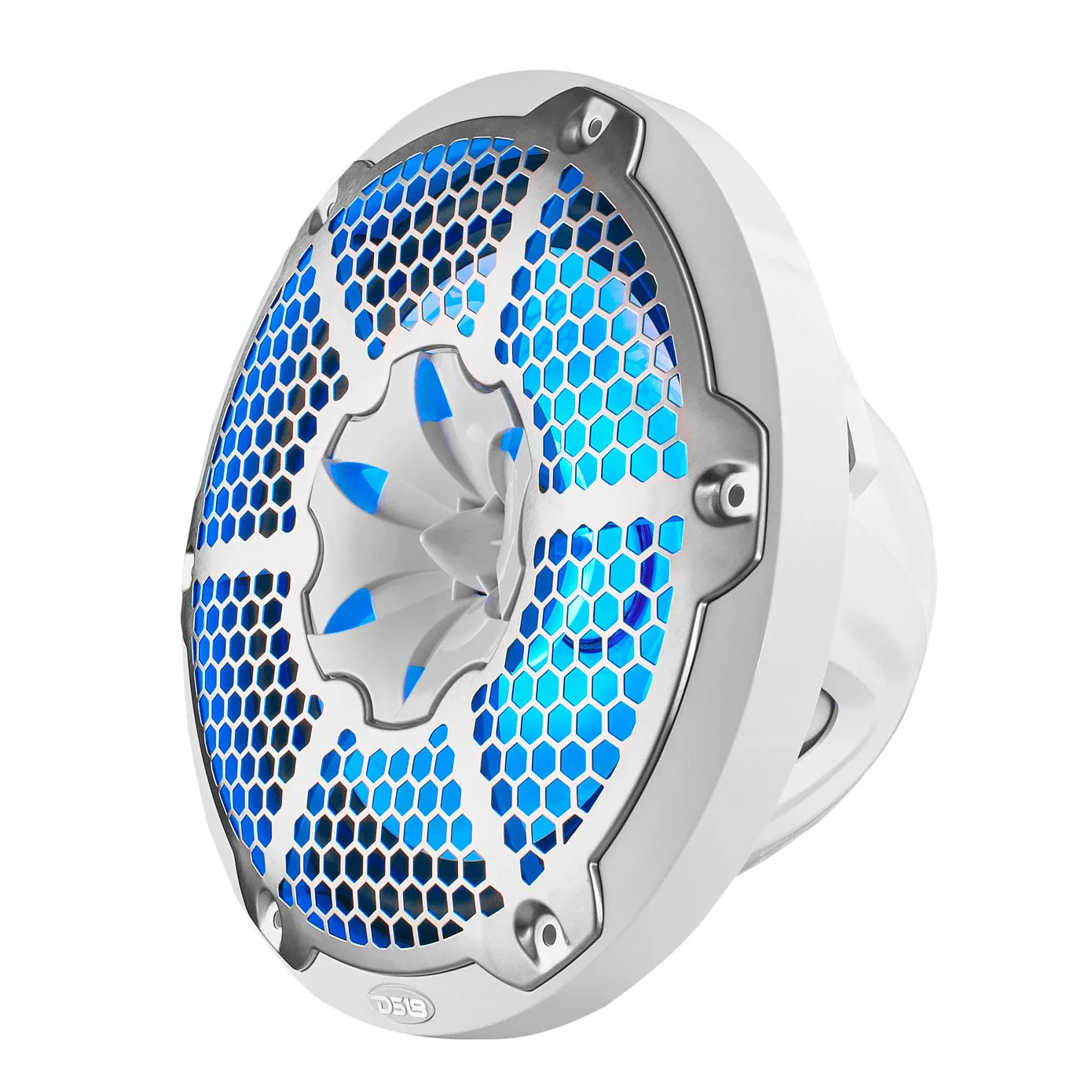 DS18 NXL 10" 2-Way Coaxial Marine Speaker with RGB LED Lights 200 Watts Rms 4-Ohm
