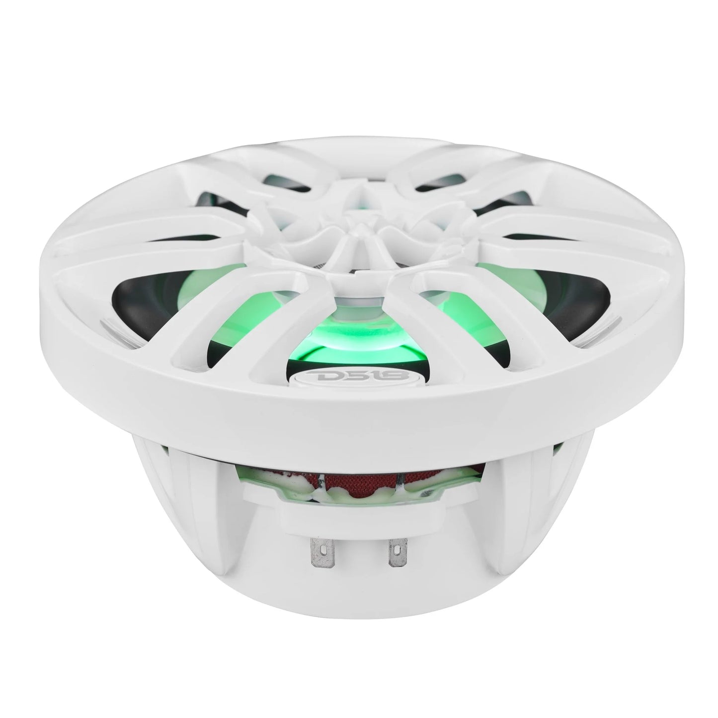 DS18 NXL 6.5" 2-Way Coaxial Marine Speaker with LED RGB Lights | 100W RMS 4-Ohm
