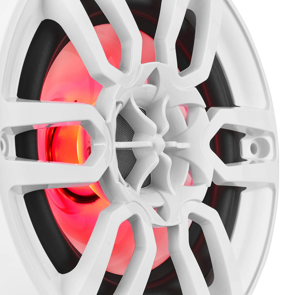 DS18 NXL 6.5" 2-Way Coaxial Marine Speaker with LED RGB Lights | 100W RMS 4-Ohm
