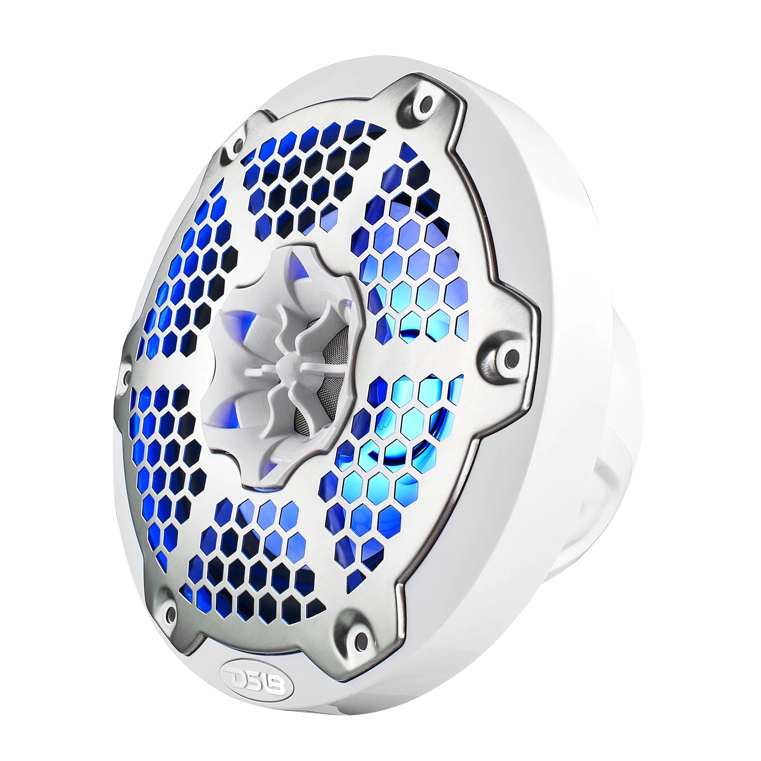 DS18 NXL 6.5" 2-Way Coaxial Marine Speaker With LED RGB Lights 100 Watts Rms 4-Ohm