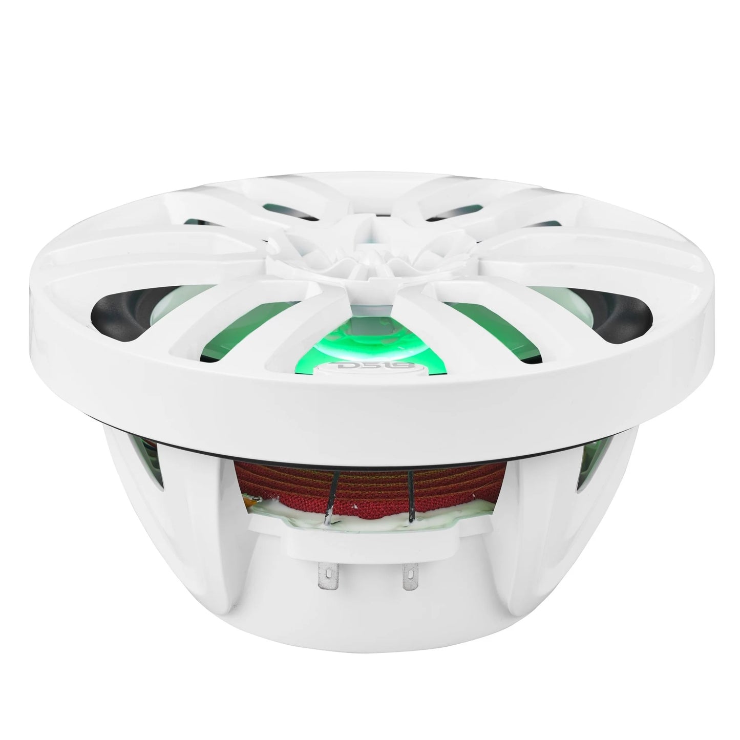 DS18 NXL 8" 2-Way Coaxial Marine Speaker with LED RGB Lights | 125W RMS 4-Ohm