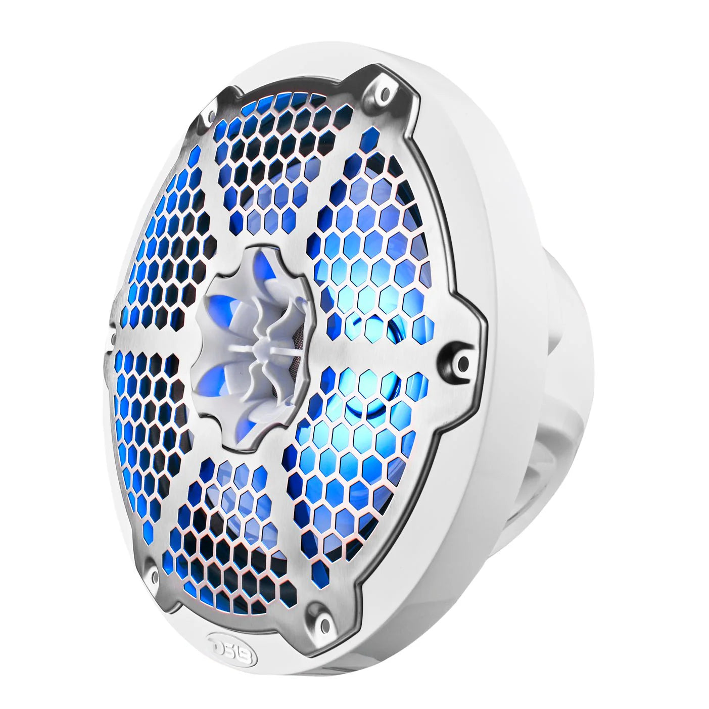 DS18 NXL 8" 2-Way Coaxial Marine Speaker With LED RGB Lights 125 Watts Rms 4-Ohm
