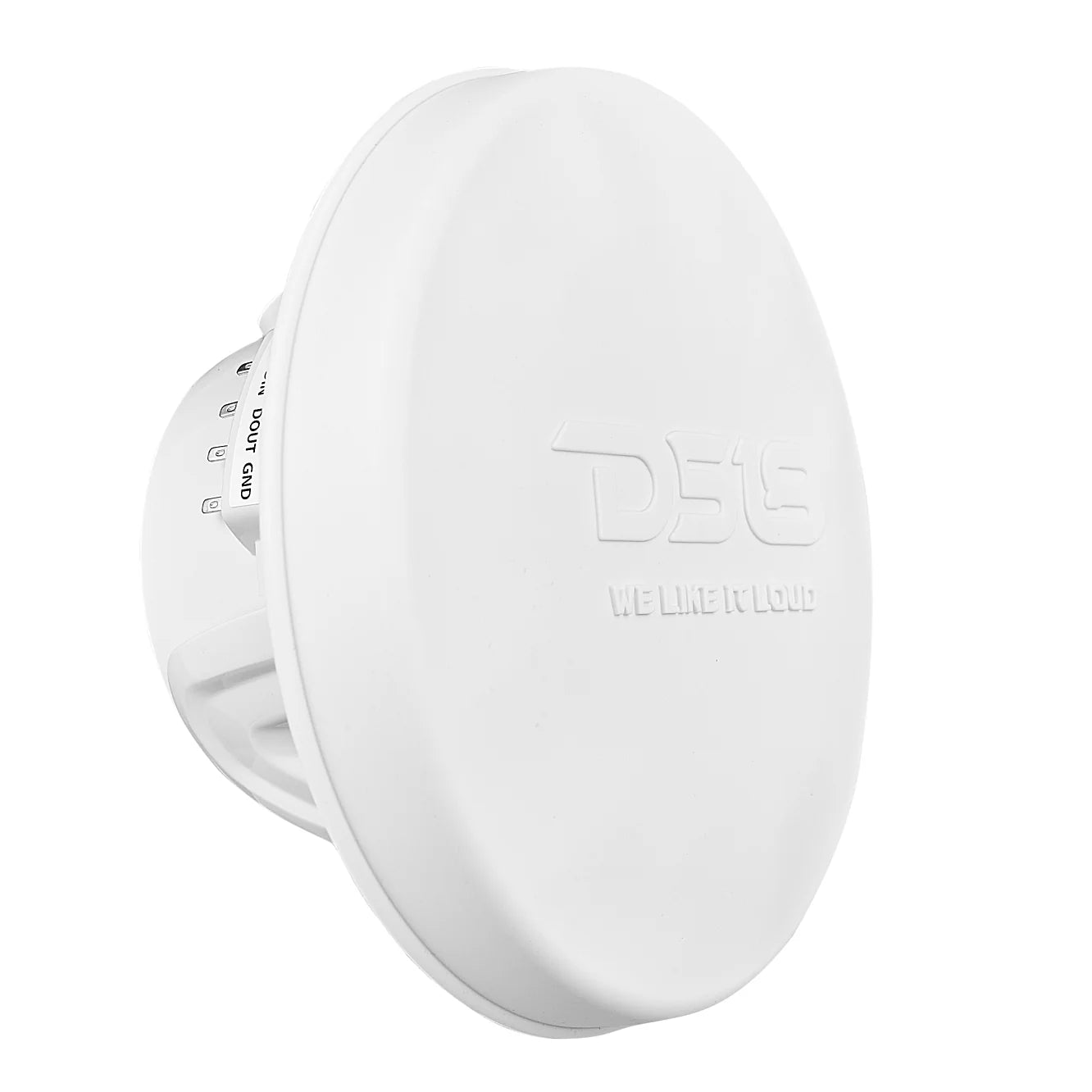 DS18 NXL 6.5" 2-Way Coaxial Marine Speaker with Bullet Tweeter and Digital Led Lights | 150W RMS 4-Ohm