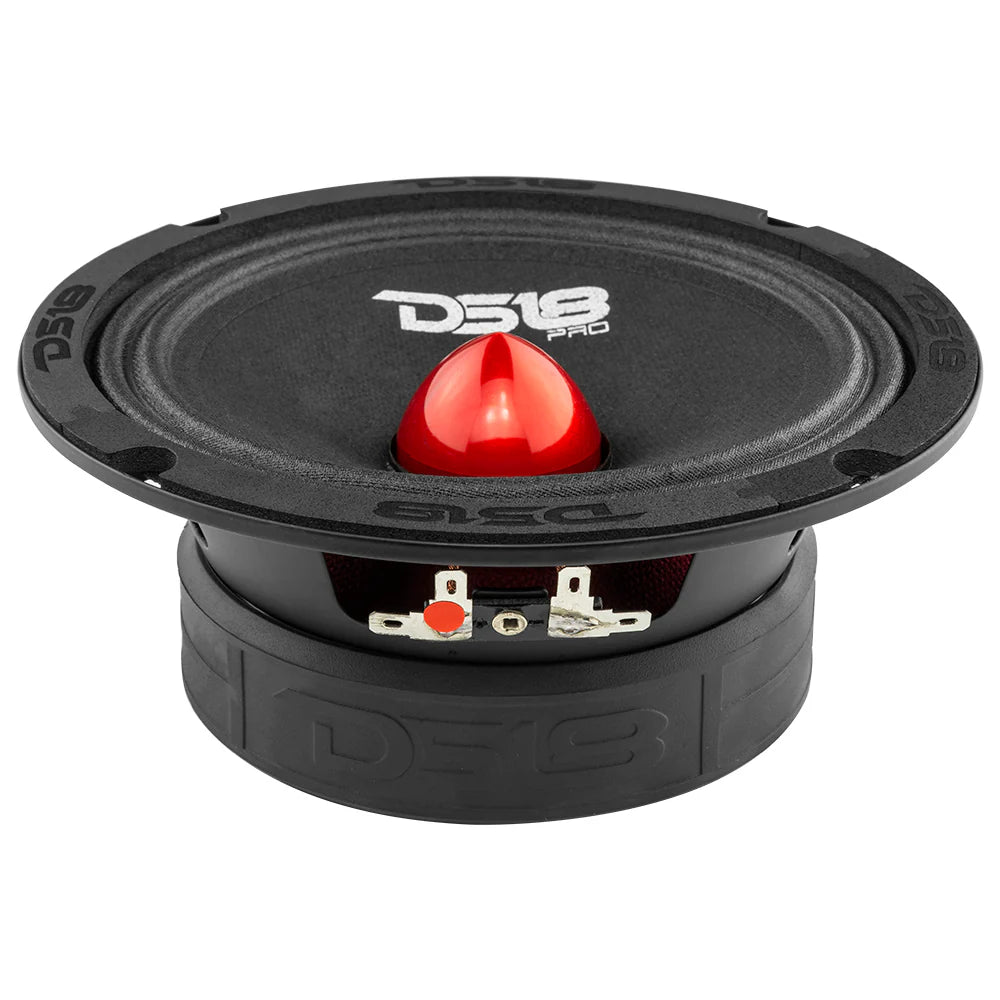 DS18 PRO 6.5" Mid-Range Loudspeaker with Bullet | 140W RMS 4-Ohm