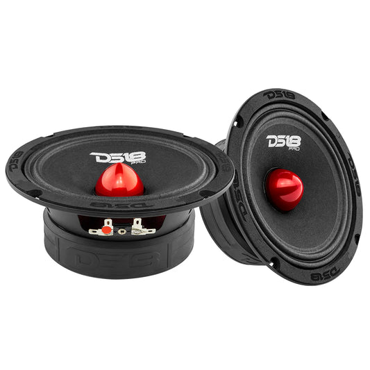 DS18 PRO 6.5" Mid-Range Loudspeaker with Bullet | 140W RMS 4-Ohm