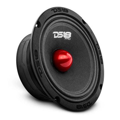 DS18 PRO 6.5" Mid-Range Loudspeaker with Bullet | 140W RMS 4-Ohm