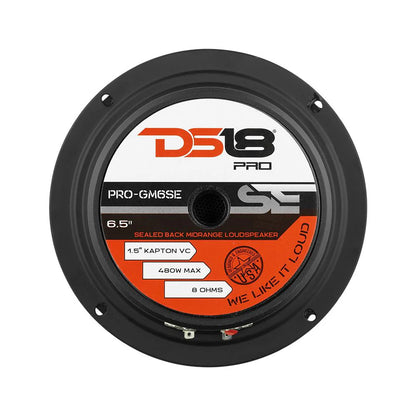 DS18 PRO-GM6SE 6.5" Sealed Back MidRange LoudSpeaker