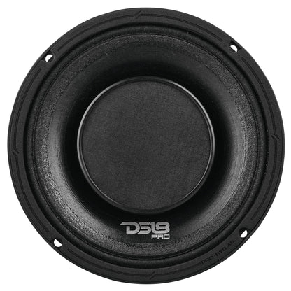 DS18 PRO 6.5" Coaxial Hybrid Mid-Range Water resistant Cone Loudspeaker with Built-in Driver 225 Watts Rms 4-Ohm