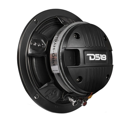 DS18 PRO 6.5" Shallow Coaxial Hybrid Mid-Range Loudspeaker with Built-in Driver | 150W RMS 8-Ohm
