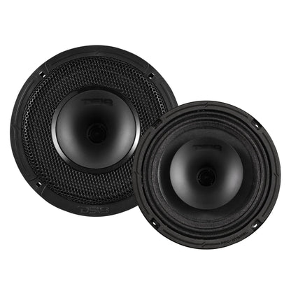 DS18 PRO 6.5" Shallow Coaxial Hybrid Mid-Range Loudspeaker with Built-in Driver | 150W RMS 8-Ohm