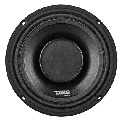 DS18 PRO 8" Coaxial Hybrid Mid-Range Water resistant Cone Loudspeaker with Built-in Driver 250 Watts Rms 4-Ohm