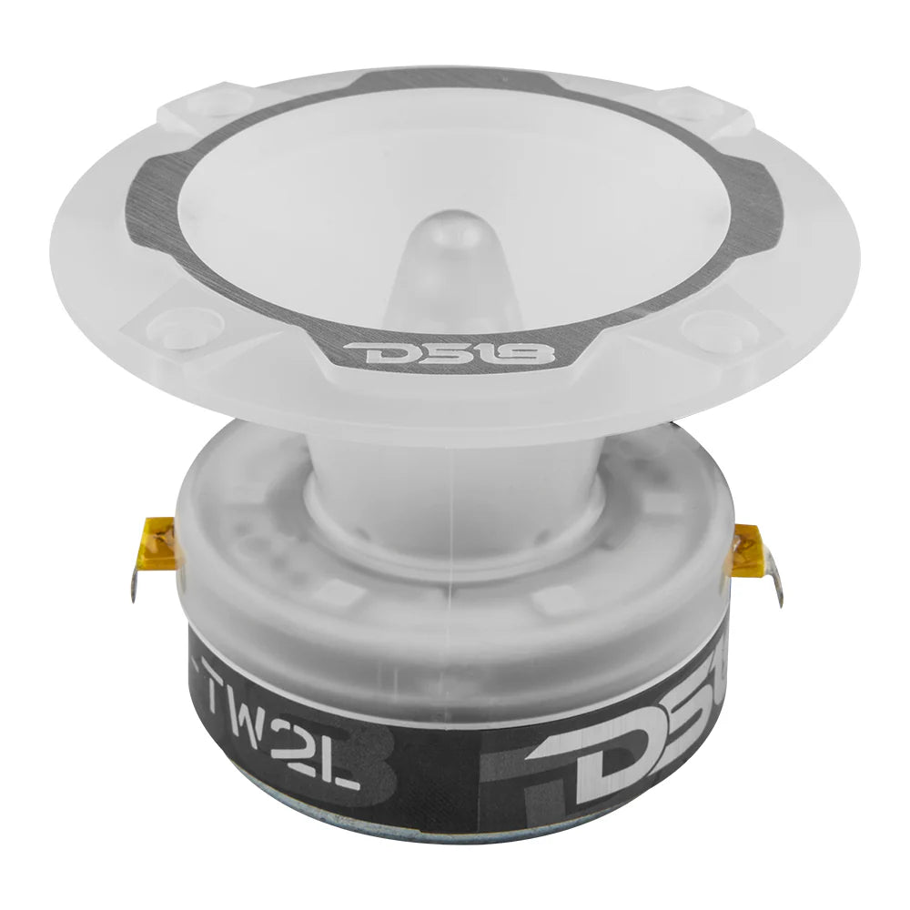 DS18 3.8" Super Bullet Tweeter 120 Watts 1" Aluminum 4-Ohm Vc with RGB LED Lights