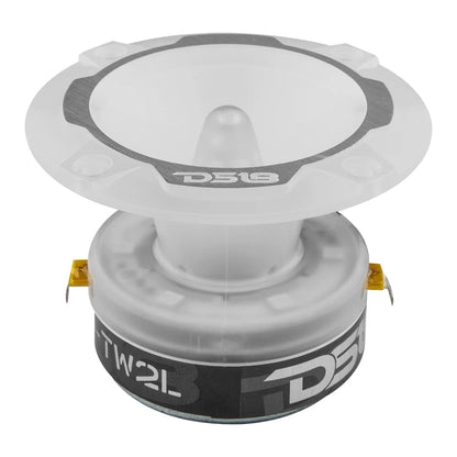 DS18 3.8" Super Bullet Tweeter 120 Watts 1" Aluminum 4-Ohm Vc with RGB LED Lights