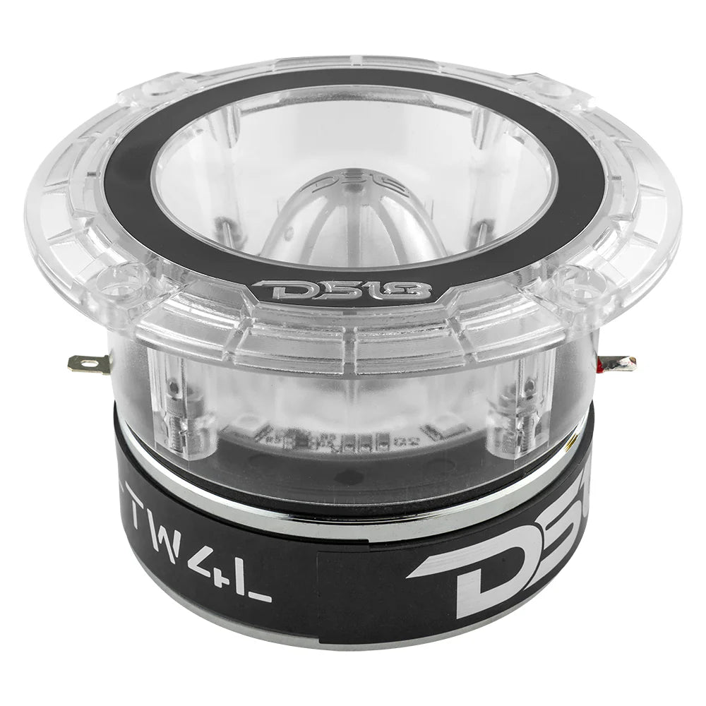 DS18 4.5" Super Bullet Tweeter 280 Watts 1.75" Titanium 4-Ohm Vc with RGB LED Lights