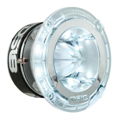 DS18 4.5" Super Bullet Tweeter 280 Watts 1.75" Titanium 4-Ohm Vc with RGB LED Lights