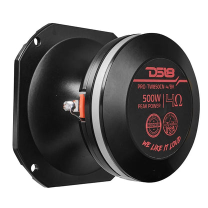 DS18 4" High Compression Tweeter | Neodymium Magnet | 4-Ohm
