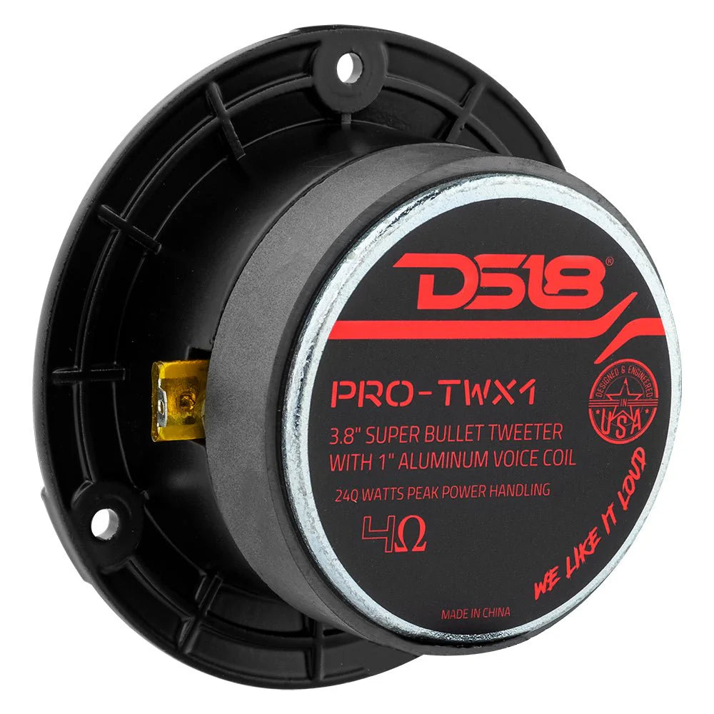 DS18 3.8" Super Bullet Tweeter 120W RMS 1" Aluminum 4-Ohm Vc