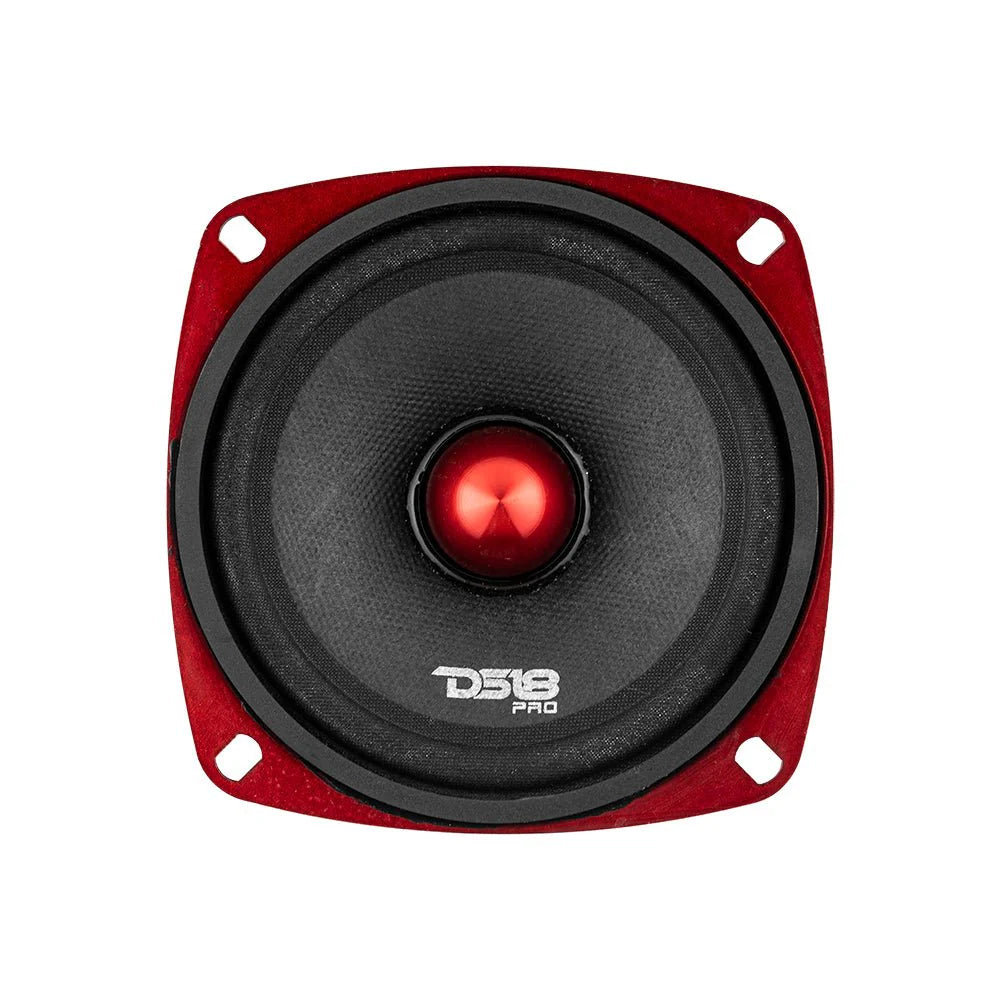 DS18 PRO-X 4" Mid-Range Loudspeaker with Bullet | 100W RMS 4-Ohm