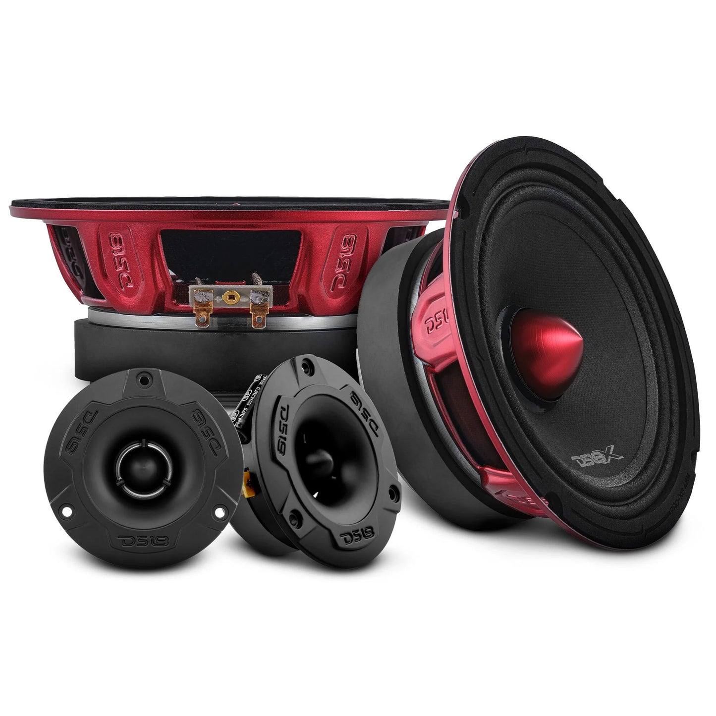 DS18 Pair of PRO-X6.4BM and a Pair Of PRO-TW1X/BK Package