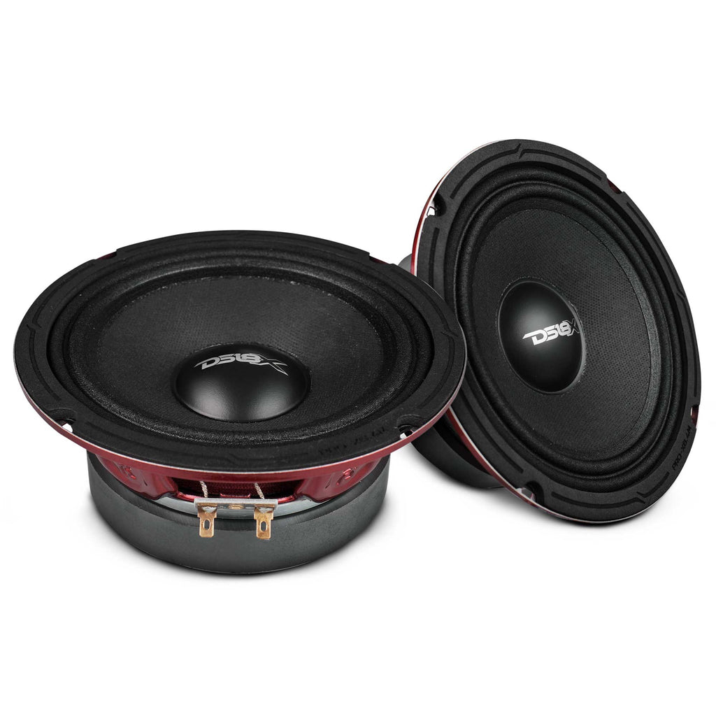DS18 PRO-X 6.5" Mid-Range Loudspeaker 250 Watts Rms 4 or 8-Ohm