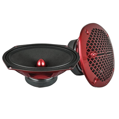 DS18 PRO-X 6X9" Mid-Range Loudspeaker with Bullet | 200W RMS 4 or 8-Ohm