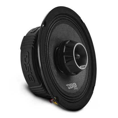 DS18 PRO-ZT 6.5” Slim Coaxial Mid-Range Loudspeaker with Water-Resistant Cone Built-in Bullet Tweeter | 200W RMS 4-Ohm