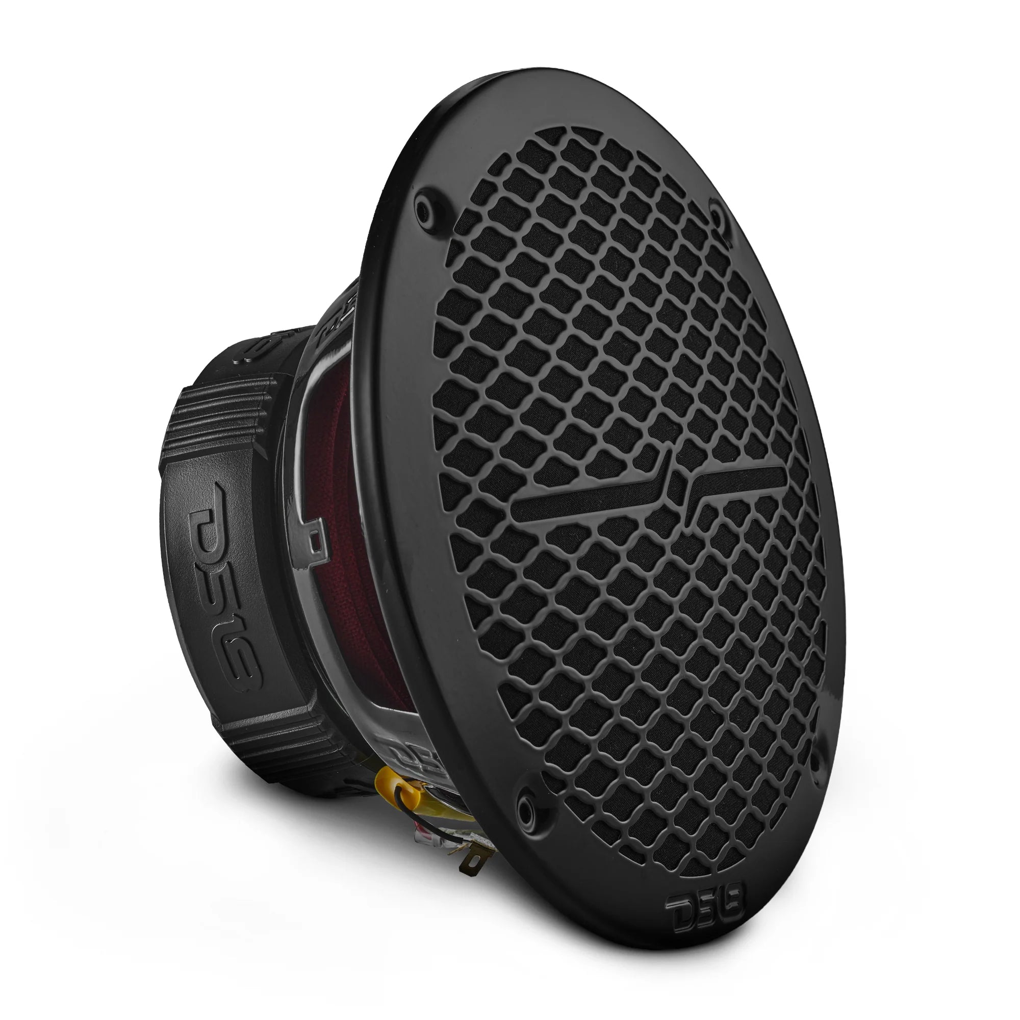 DS18 PRO-ZT 8" Coaxial Mid-Range Loudspeaker with Water-Resistant Cone Built-in Bullet Tweeter and Grill | 275W RMS 4-Ohm