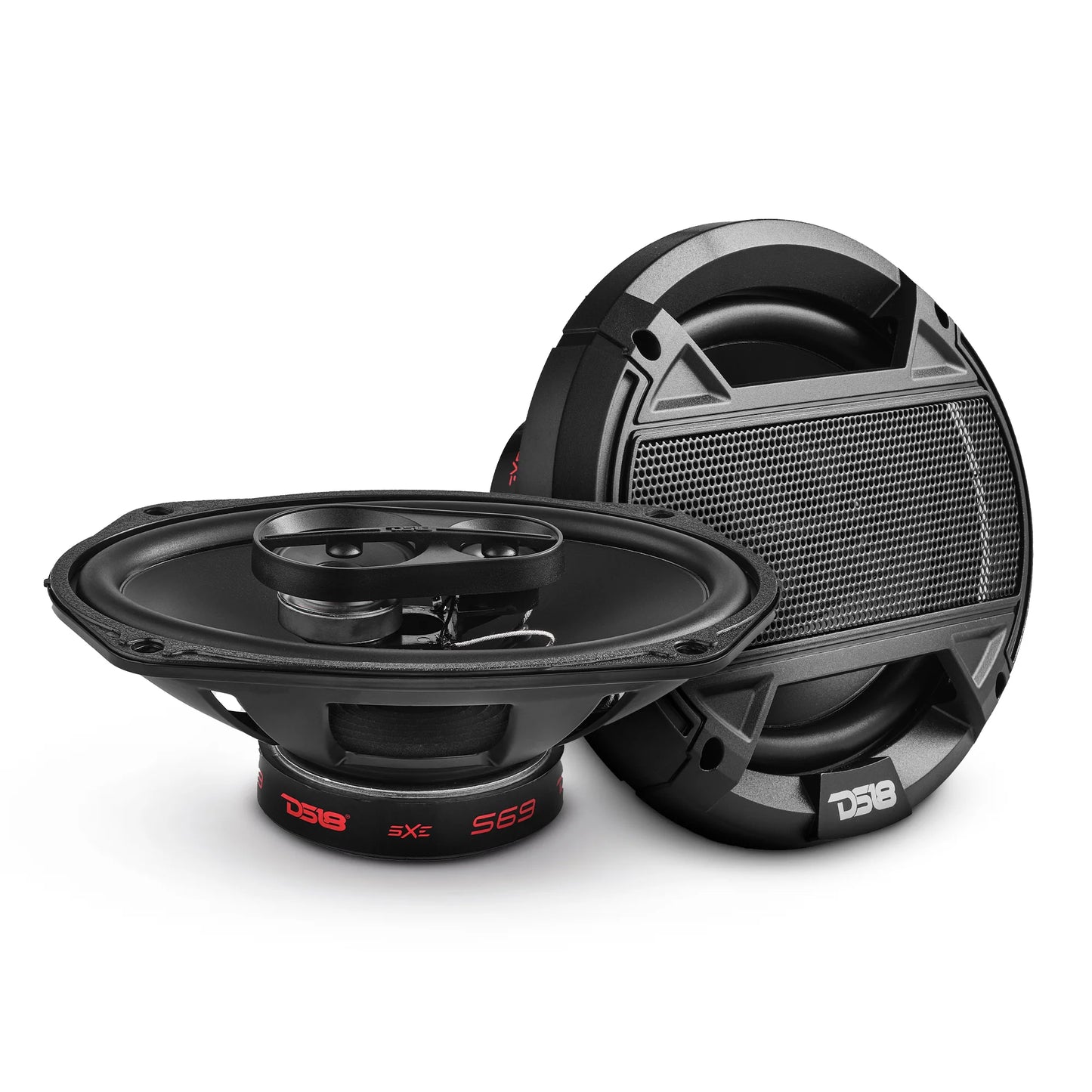DS18 SELECT 6x9" 3-Way Coaxial Speaker | 240W RMS 4-Ohm