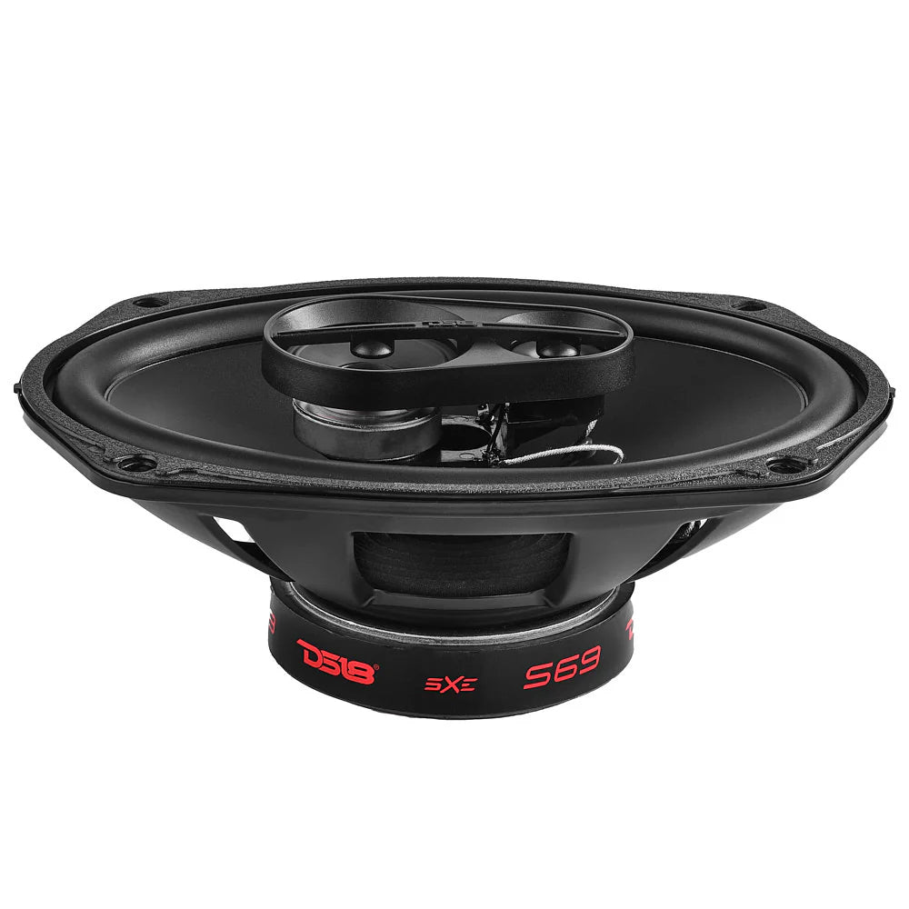 DS18 SELECT 6x9" 3-Way Coaxial Speaker | 240W RMS 4-Ohm