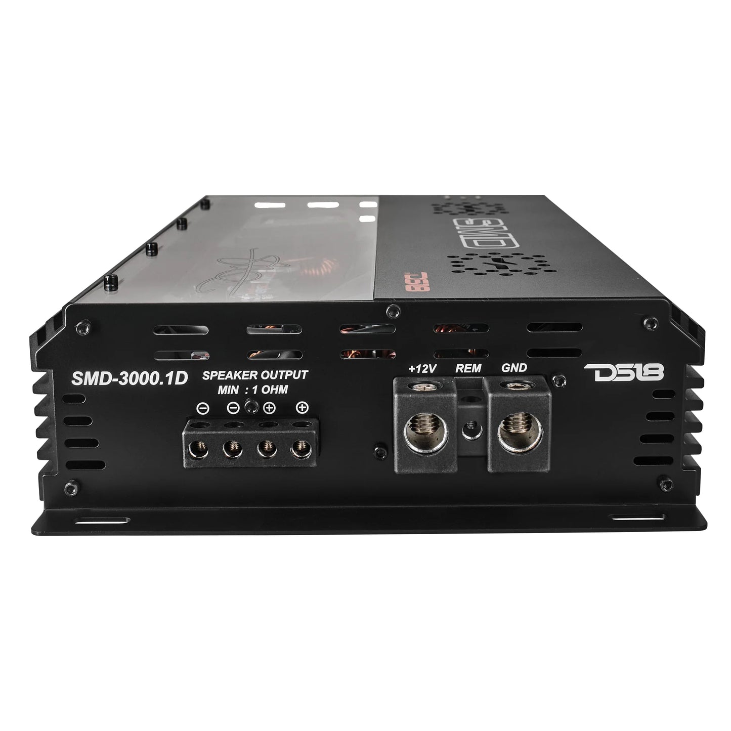 DS18 SMD-3000.1D 1-channel Steve Meade Collab Amp 3000W RMS at 1 Ohm