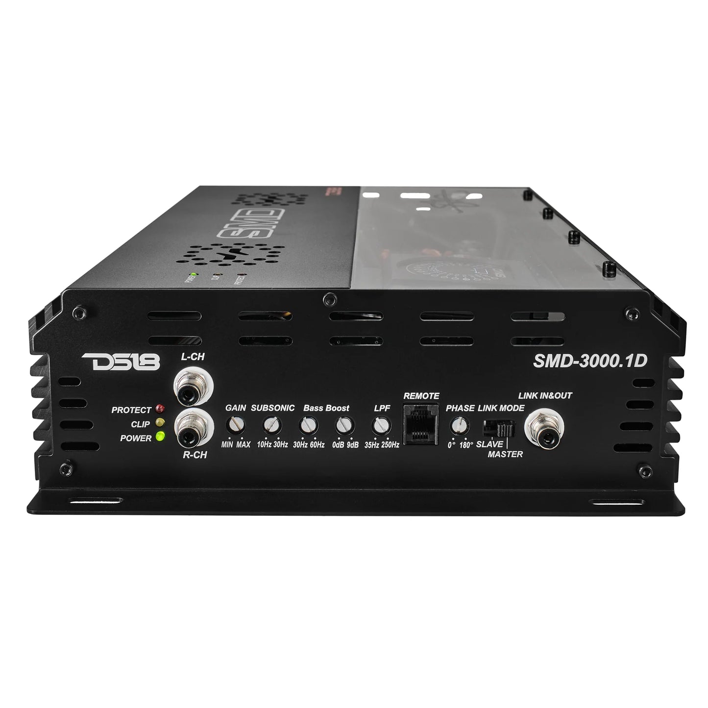 DS18 SMD-3000.1D 1-channel Steve Meade Collab Amp 3000W RMS at 1 Ohm