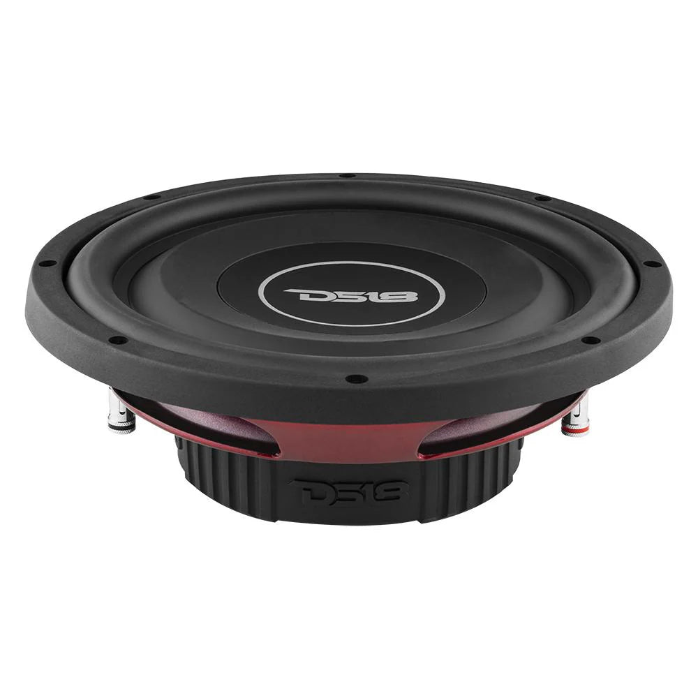 DS18 SRW Shallow-Mount 10" Subwoofer 200 Watts Rms DVC 4-Ohm