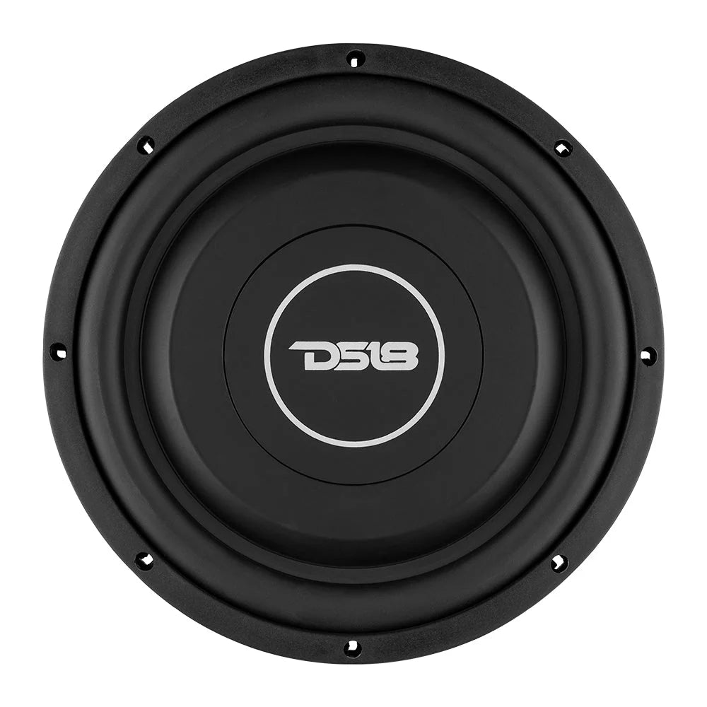 DS18 SRW Shallow-Mount 10" Subwoofer 200 Watts Rms DVC 4-Ohm