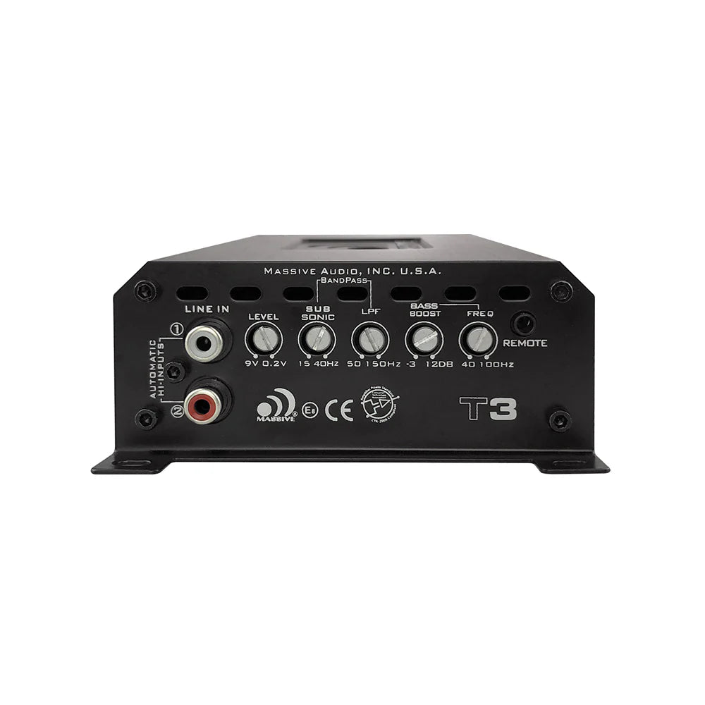 Massive Audio T3 Trident 1-Channel Marine Amplifier